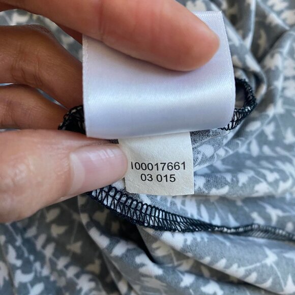 Brooks Brothers Bird Print Surplice Faux Wrap V neck Shirt Dress Sz S Career - Picture 8 of 12